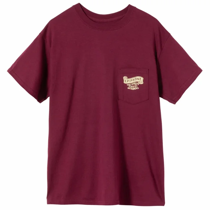 Epiphone The House Of Stathopoulo Tee Maroon Small
