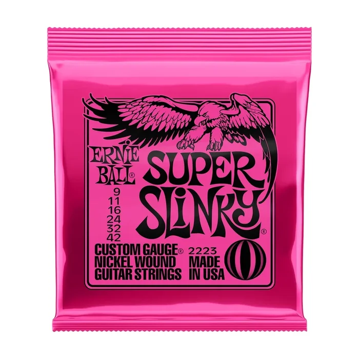 Ernie Ball 2223 Nickel Super Slinky Custom Gauge Electric Guitar Strings
