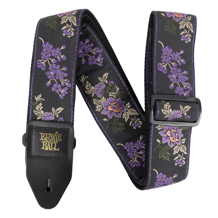 Ernie Ball Classic Jacquard Guitar Strap – Lavender Blossom