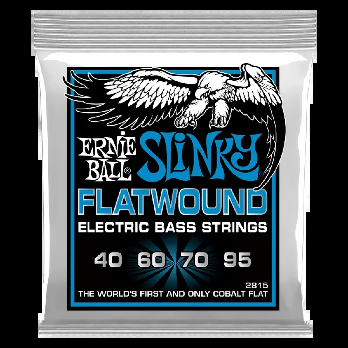 Ernie Ball Extra Slinky Flatwound Electric Bass String, 40-95 Gauge