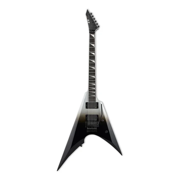 ESP E-II Arrow Electric Guitar with Floyd Rose – Black Silver Fade
