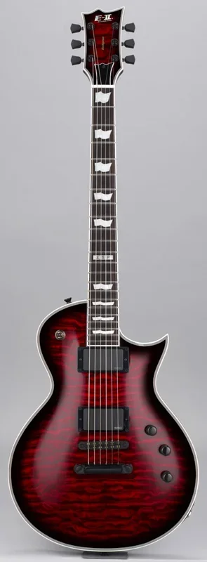 ESP E-II Eclipse2 Quilted Maple See Thru Black Cherry Sunburst