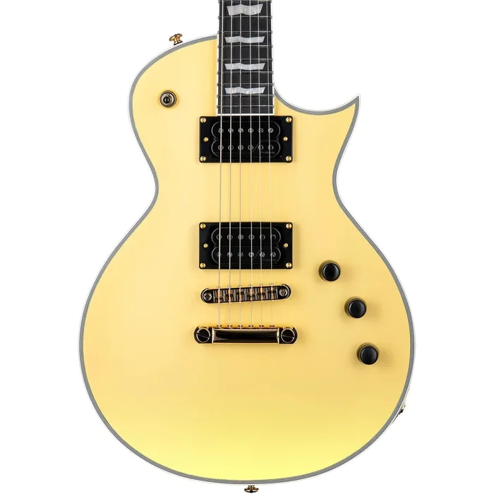ESP LTD EC-1000T CTM Electric Guitar, Vintage Gold Satin