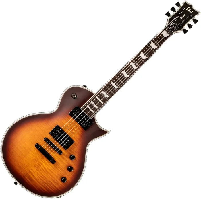ESP LTD Electric Guitar in Tobacco Sunburst Satin – LEC1000TCTMFMTS
