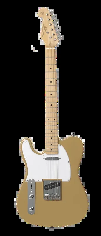 ESSEX VINTAGE STYLE ELECTRIC GUITAR VINTAGE BLONDE Left-Handed