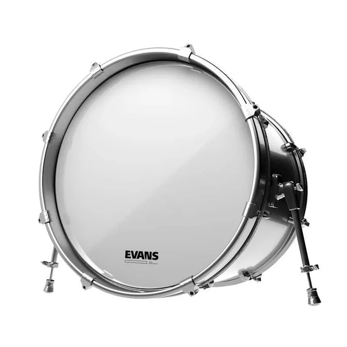 Evans EQ3 No Port Resonant Smooth White Bass Drumhead – 26 Inch
