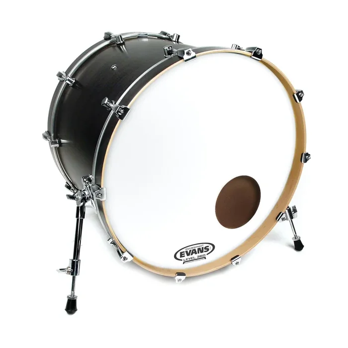 Evans EQ3 Resonant Coated White Bass Drum Head, 18 Inch *SKIN ONLY*