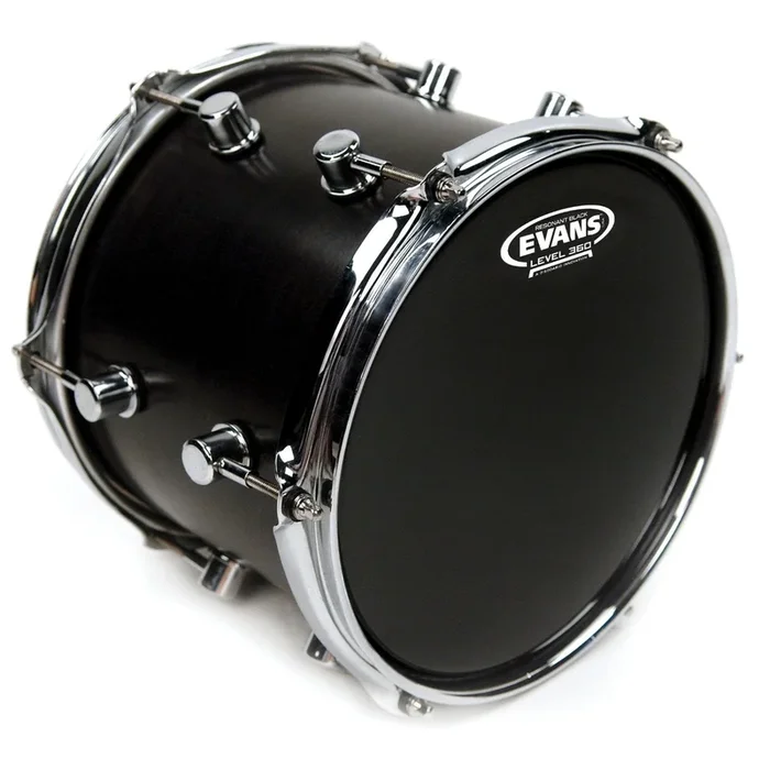 Evans Resonant Black Drum Head, 10″