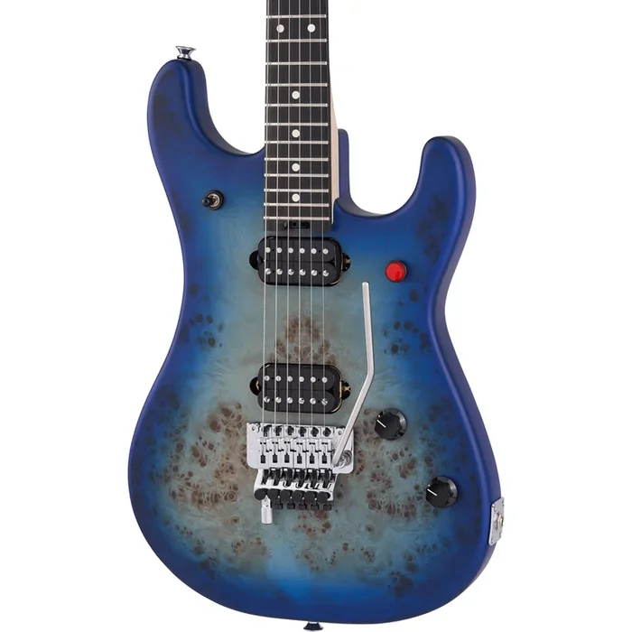 EVH 5150® Series Deluxe Electric Guitar Poplar Burl in Aqua Burst