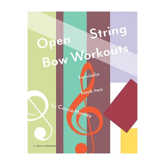 Exercices d’archet à cordes ouvertes pour violon, livre 2
