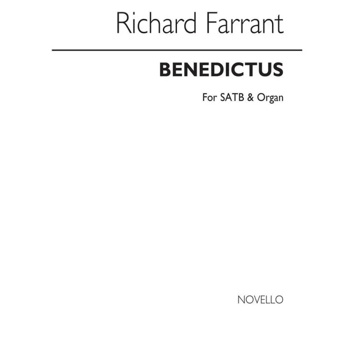 Farrant, Richard – Benedictus In G Minor (Edited By John E West)