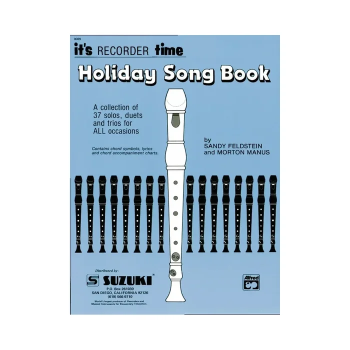 Feldstein & Manus – Recorder Holiday Songbook (Suzuki Corp. Edition)
