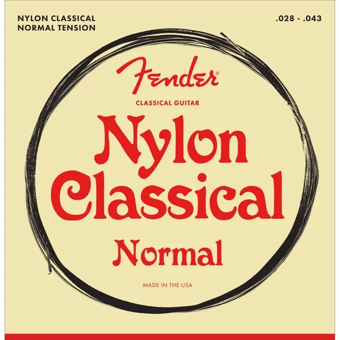 Fender 100 Classical/Nylon Guitar Strings – Tie End Normal Tension