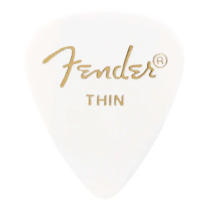 Fender 351 Shape Classic Picks (12-Pack) – White
