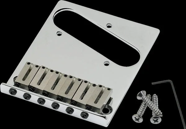 Fender 6-Saddle American Series Telecaster Bridge Assembly – Chrome