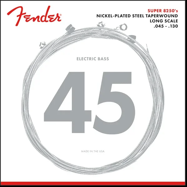 Fender 8250 Bass Strings Nickel Steel Taper Long 5M 0.045 0.13 -5