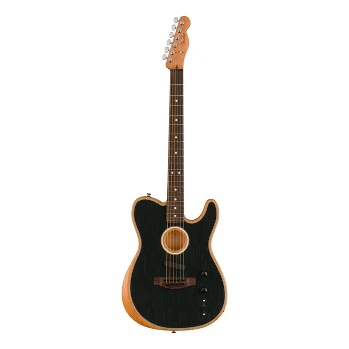 Fender Acoustasonic Player Telecaster Electric Guitar – Rosewood Fingerboard – Brushed Black