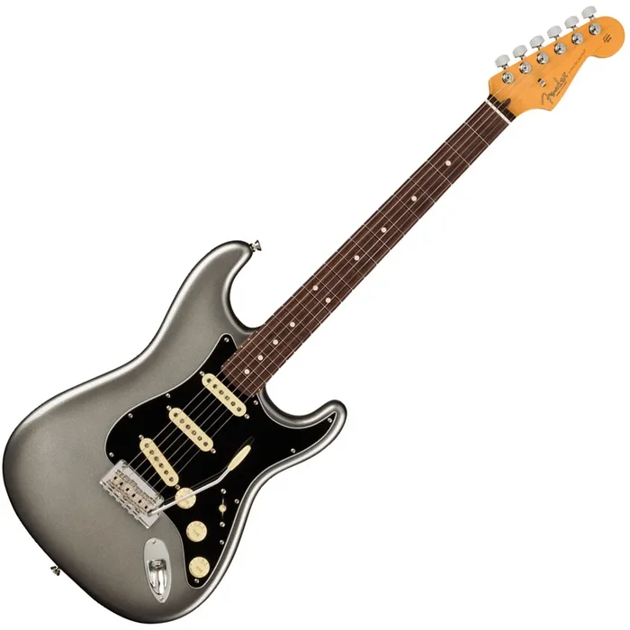 Fender American Professional II Stratocaster Electric Guitar Rosewood in Mercury w/Case – 0113900755