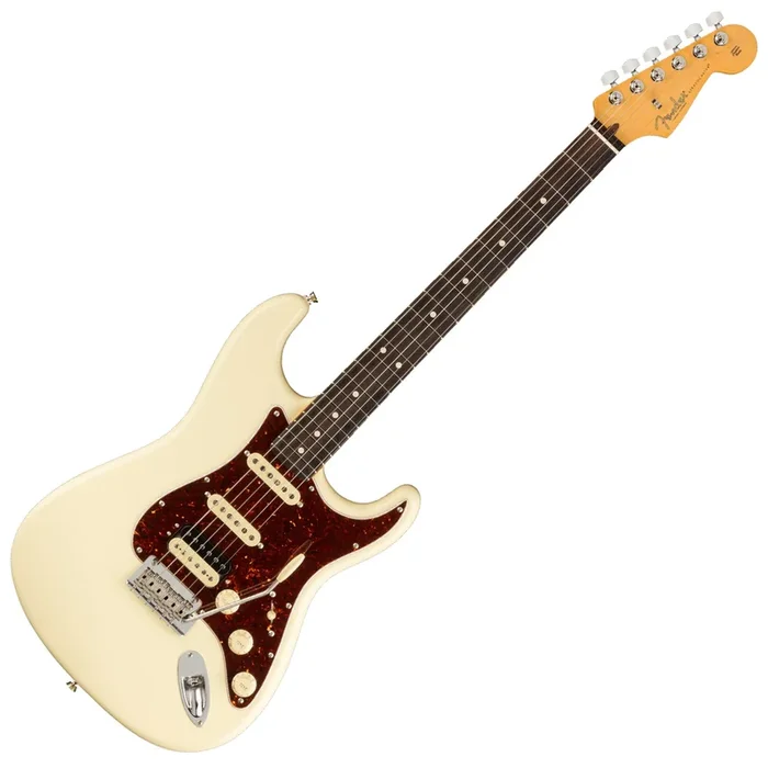 Fender American Professional II Stratocaster HSS Rosewood in Olympic White Electric Guitar w/Case – 0113910705