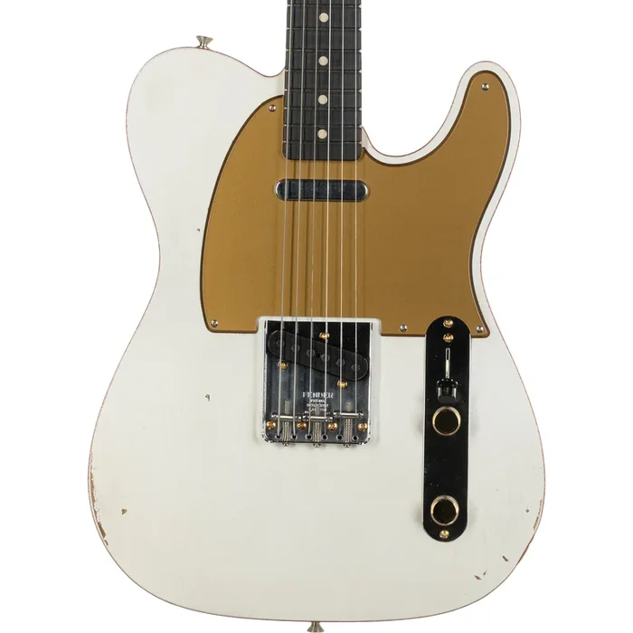 Fender Custom Shop 50’s Master-built Penguin Style Telecaster Custom Journeyman Relic – Pearl White