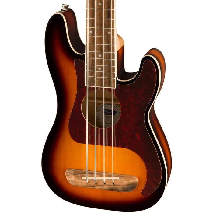 Fender Fullerton Precision Bass Ukulele – Walnut Fingerboard, 3-Color Sunburst