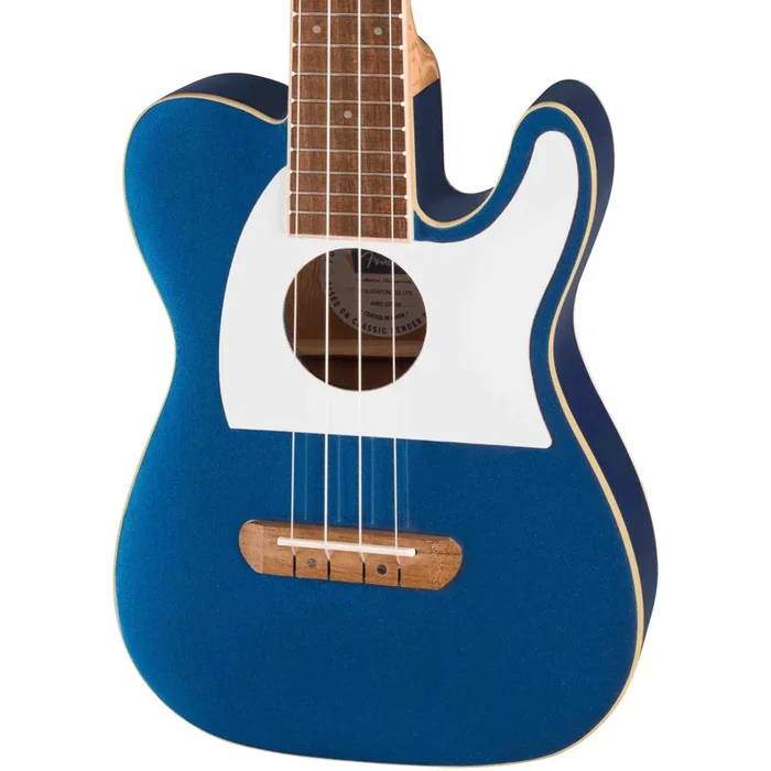Fender Fullerton Tele Ukulele – Lake Placid Blue, Walnut Fingerboard