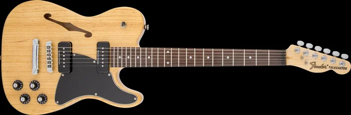 Fender Jim Adkins JA 90 Telecaster Thinline Electric Guitar w/Laurel Fretboard – Natural