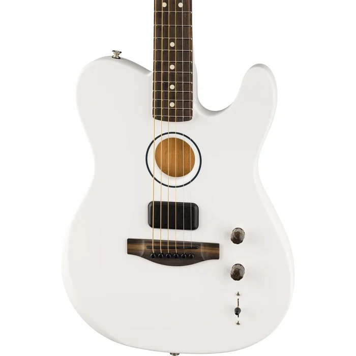 Fender Limited Edition Finneas American Acoustasonic Telecaster – Satin Arctic White