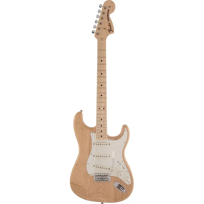Fender MIJ Traditional 70s Stratocaster Electric Guitar w/Maple Fretboard – Natural
