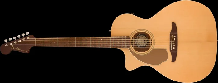 Fender Newporter Player Left Handed Acoustic – Gold Pickguard – Natural