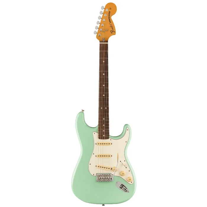 Fender Vintera II ’70s Stratocaster Electric Guitar w/Rosewood Fretboard – Surf Green