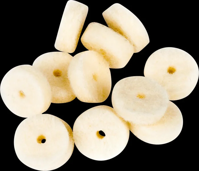 Fender White Strap Button Felt Washers (Set of 12)