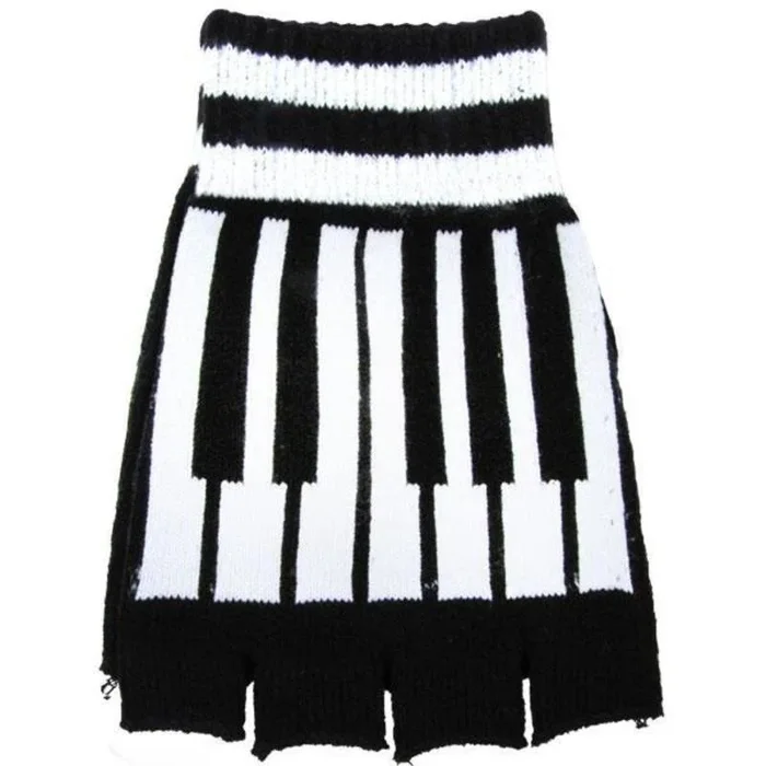 Fingerless Gloves With Keyboard