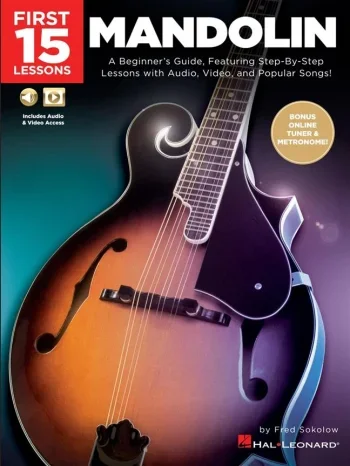 First 15 Lessons – Mandolin Book & Audio