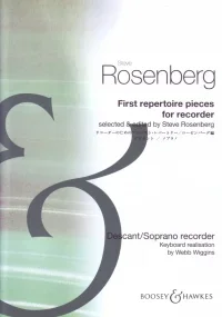 First Repertoire Pieces For Recorder: Descant Recorder and Piano