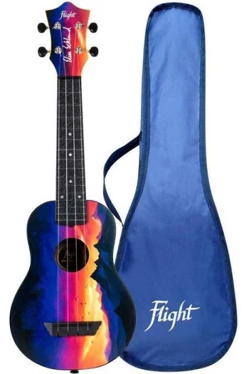 Flight TUSEE Elise Ecklund Sunset Travel Soprano Ukulele