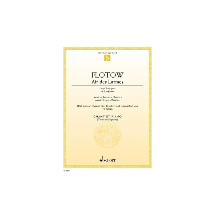 Flotow, Friedrich von – Air des Larmes