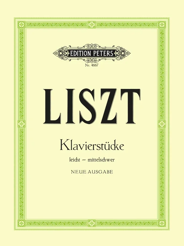 Franz Liszt : Franz Liszt : Puszta Wehmut – Die Werbung – Piano – Faber Digital