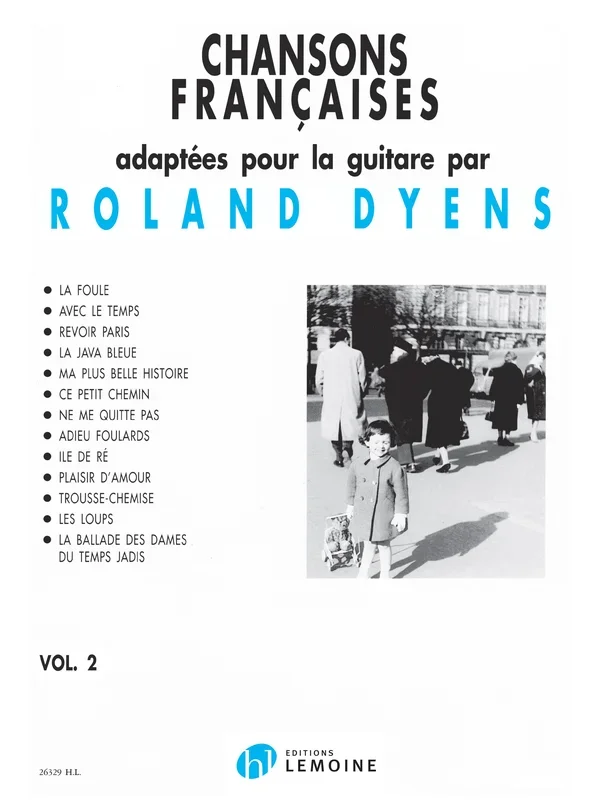 French Songs Arranged for Guitar – Volume 2