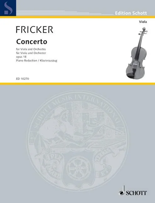 Fricker: Viola Concerto, Op. 18