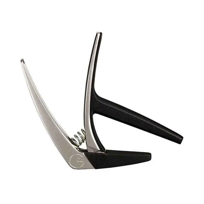 G7 Nashville Classical Capo – Lightweight, One-Handed Operation, Silver