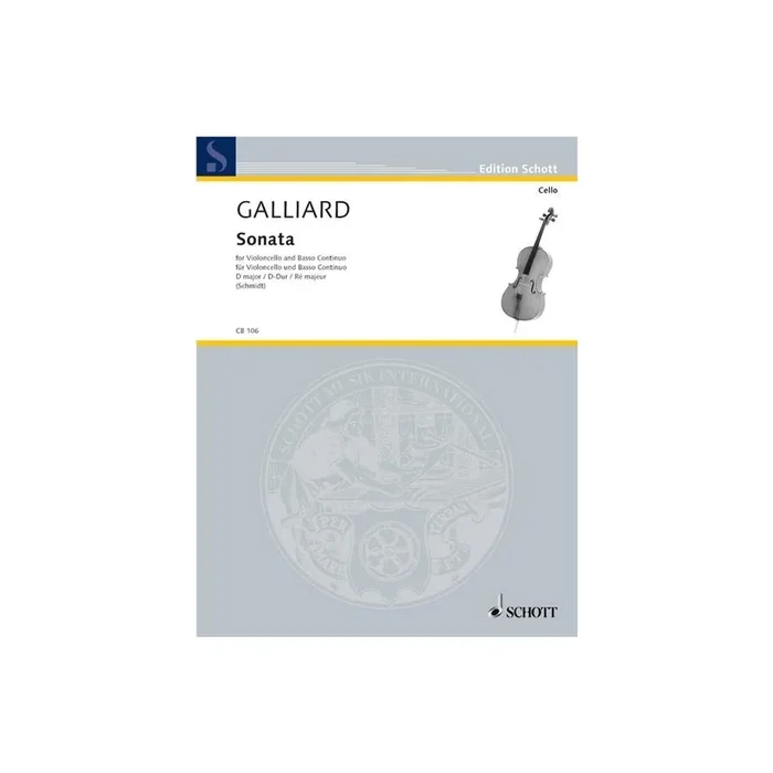 Galliard, Johann Ernst – Sonata D Major