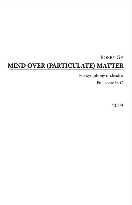 Ge: Mind Over (Particulate) Matter