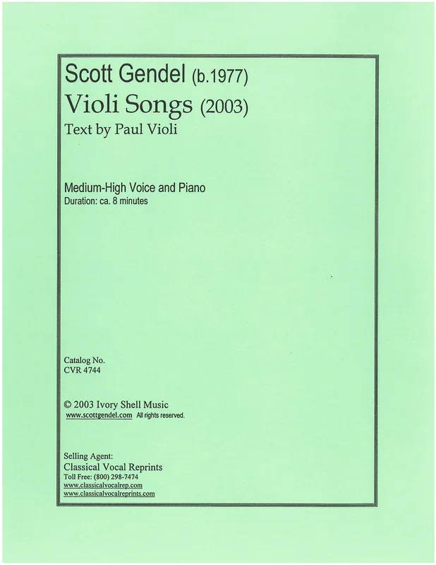 Gendel: Violi Songs