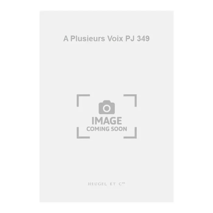 Gesualdo, Carlo – A Plusieurs Voix PJ 349