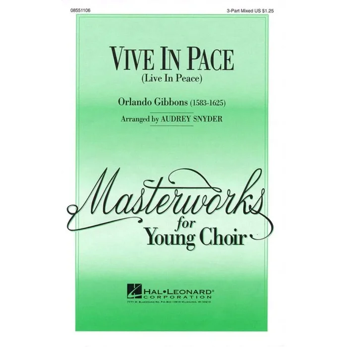 Gibbons, Orlando – Vive in Pace