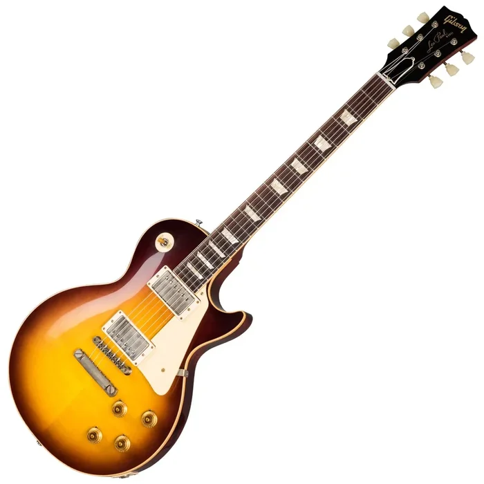 Gibson 1958 Les Paul Standard Reissue VOS Electric Guitar in Bourbon Burst w/Case – LPR58VOBBNH