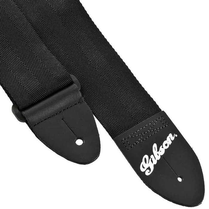 Gibson 2 Inch Nylon Strap with Small Gibson Logo Black – GSB10