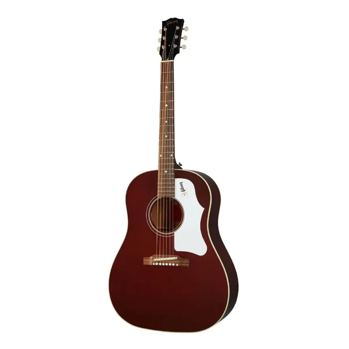 Gibson 60”s J45 Original Acoustic Guitar with Adjustable Saddle – Wine Red