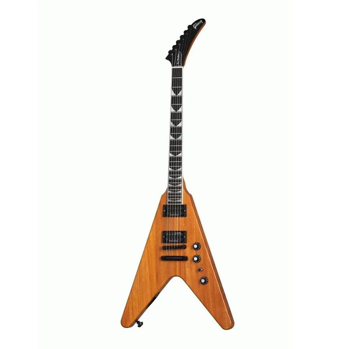 Gibson Dave Mustaine Flying V EXP Electric Guitar – Antique Natural